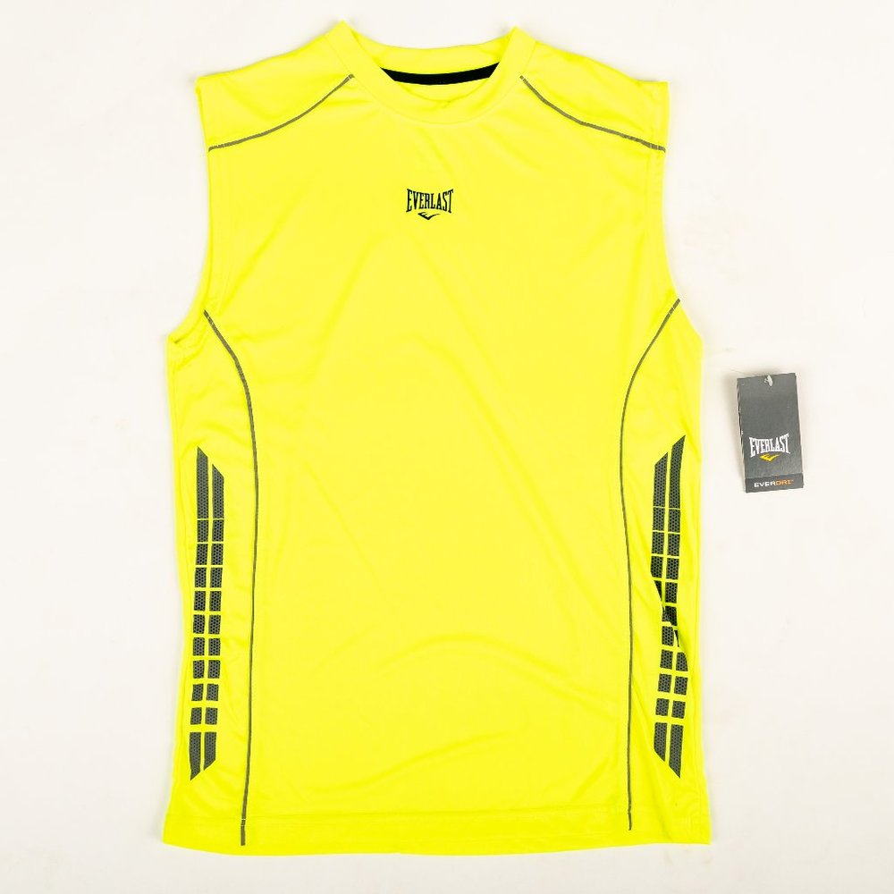 Boys Everlast Muscle Top Tank Shirt Yellow NWT
